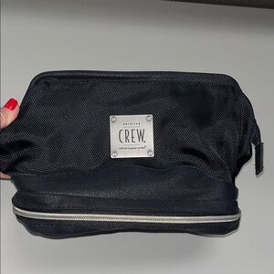 American Crew Black Toiletry Bag for Men